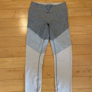 Outdoor Voices Spring Leggings grey and cream. Size M.